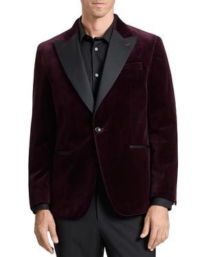 Ted Baker Webster Modern Velvet Jacket - Black