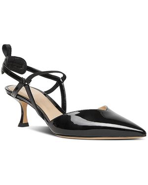 Fendi Very Colibri Mid Heel Slingbacks - Black