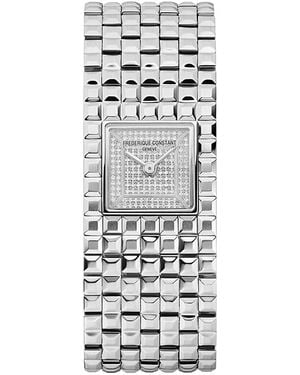 Frederique Constant Manchette Watch, 20Mm X 26Mm - White