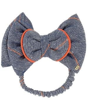 Alexandre De Paris Fitness Denim Hair Tie - Blue