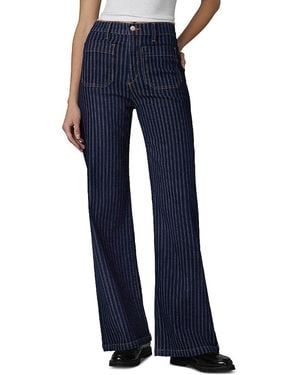 Joe's Jeans The Mia Patch Pocket High Rise Wide Leg Jeans - Blue