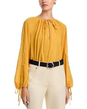 Toccin Oletta Long Sleeve Blouse - Yellow