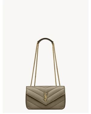 Saint Laurent Loulou Small Bag - Natural