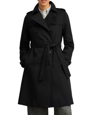 Hobbs Petite Skylar Trench Coat - Black