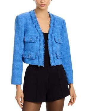 MILLY Serena Boucle Jacket - Blue