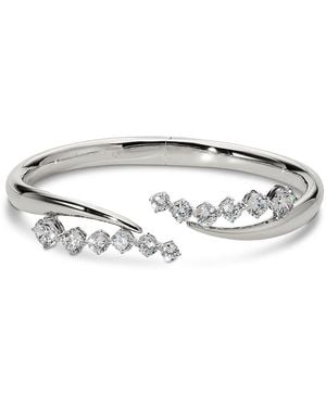 Nadri Phenom Bypass Bracelet - White