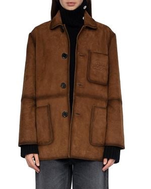 Zadig & Voltaire Venezia Suede Jacket - Brown