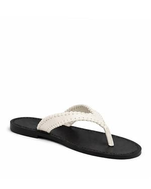 Cinq À Sept Jessica Leather Thong Sandals - Multicolor