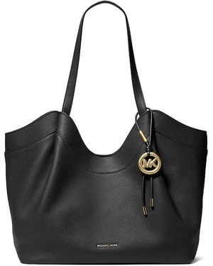 Michael Kors Nolita Large East/West Leather Tote - Black