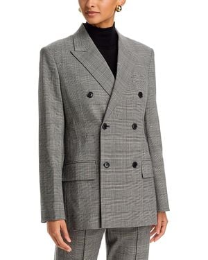 FRAME The Boulevard Printed Blazer - Gray