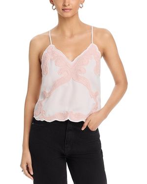 Rag & Bone Ann Emb Tank Top - White