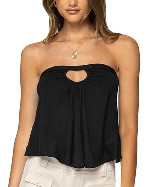 Edikted Vera Keyhole Backless Top - Black