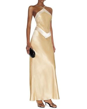 Reformation Jillian Silk Dress - Natural