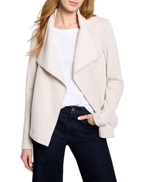 NIC+ZOE Lounge Around Moto Jacket - White