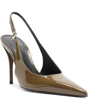 SCHUTZ SHOES Liora Pointed Pumps - Metallic