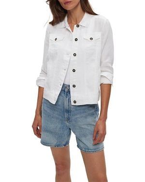 Michael Stars Linen Jacket - White