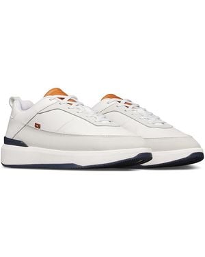 Wolf & Shepherd Baller One Sport Lace Up Sneakers - White