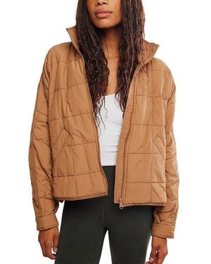 Free People Women's Pippa Packable Puffer Jacket - Brown