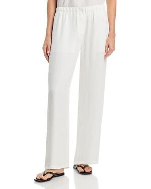 Theory Flowy Pull On Pants - White