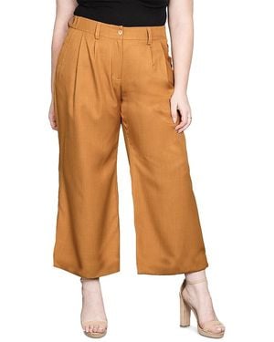 Standards & Practices Wide Leg Palazzo Pants - Orange