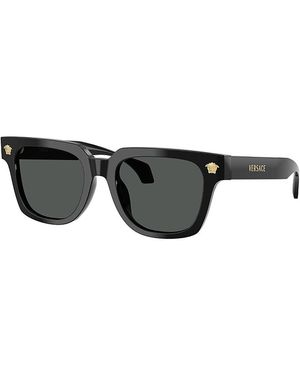 Versace Square Sunglasses, 52Mm - Black