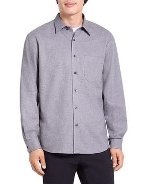 Theory Weekend Short Sleeve Shirt - Purple