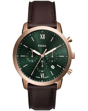 Fossil Neutra Chronograph Watch, 44Mm - Green