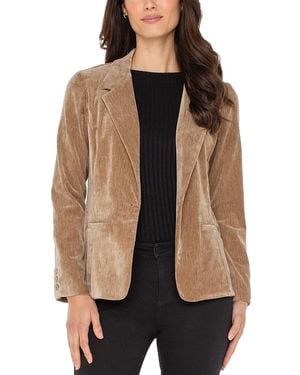 Liverpool Los Angeles Single Button Blazer - Natural
