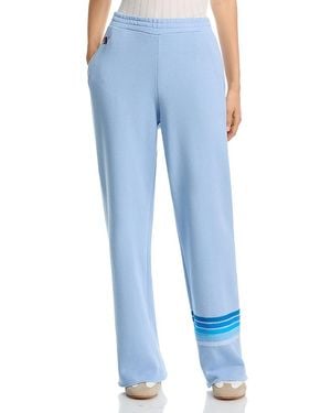 Aviator Nation Wide Leg Sweatpants - Blue