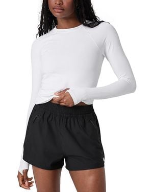 Vuori Long Sleeve Surge Seamless Tee - White