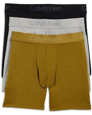 Calvin Klein Classic Boxer Briefs, Pack Of 3 - Green