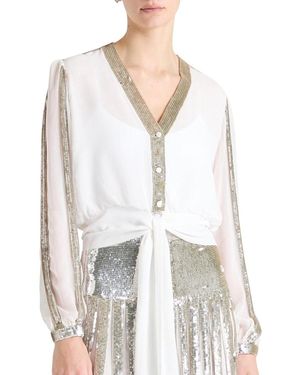 Temperley London Filigree Blouse - White