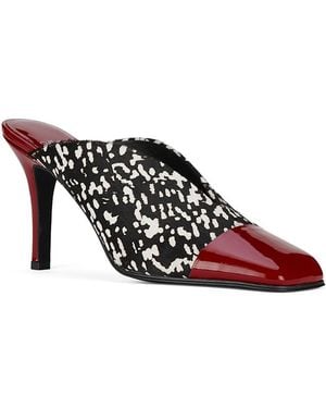 Jeffrey Campbell Passage Calf Hair & Leather High Heel Mules - Pink