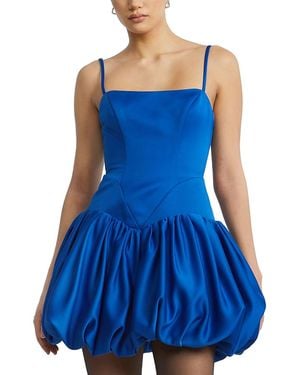 BCBGMAXAZRIA Bubble Mini Dress - Blue