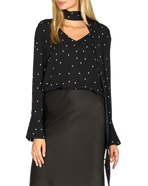 SECRET MISSION Rhiannon Blouse - Black