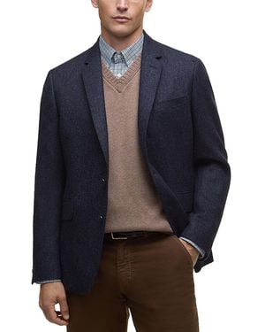 Barbour Godfrey Moons Shetland Slim Fit Blazer - Blue