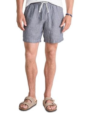 Vineyard Vines Surfside 7 Linen Shorts - Blue