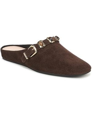 Veronica Beard Narcisa Embellished Mules - Brown