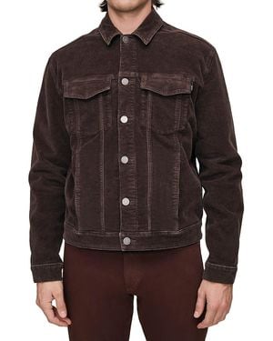 DL1961 Vaughn Denim Trucker Jacket - Brown