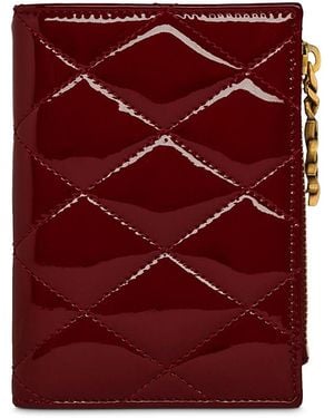 Saint Laurent Cassandre Bijou Bi-Fold Wallet - Red