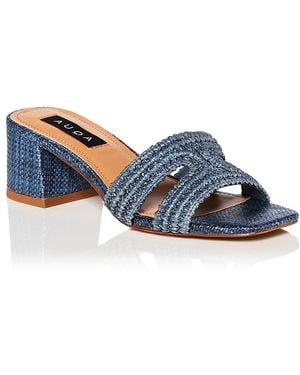 Aqua Calli Sandals - Blue