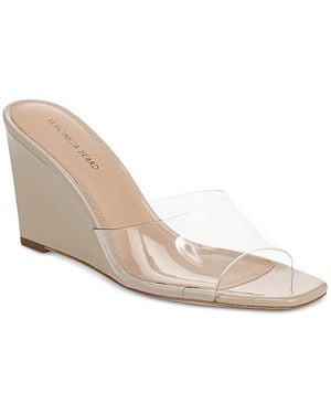 Veronica Beard Asha Wedge Sandals - White