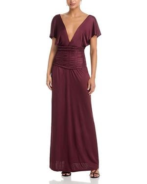 AYA MUSE Anara Smocked Dress - Purple