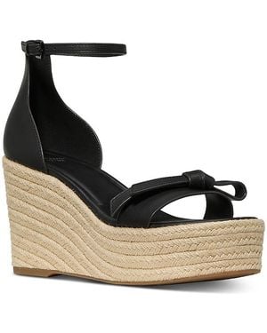 Kate Spade Loop Espadrille Wedge Sandals - Metallic