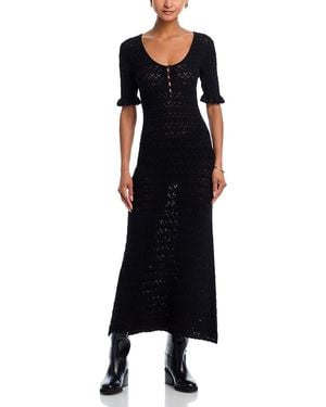 Sea Ruby Midi Dress - Black