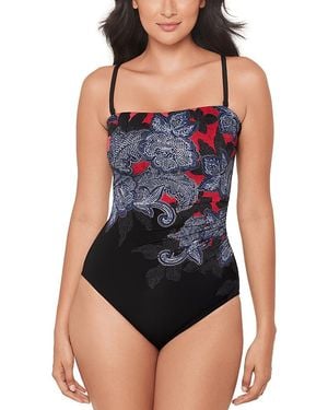 Miraclesuit Steel Magnolias Avanti One Piece Swimsuit - Black