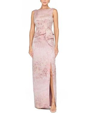 Kay Unger Luciana Column Gown - Pink