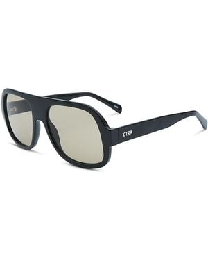 Otra Malia Aviator Sunglasses, 62Mm - Gray