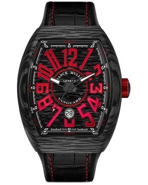 Franck Muller Vanguard Carbon Watch, 53.7Mm X 44Mm - Red