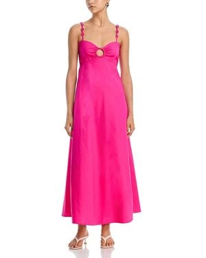 Peixoto Kenny O Ring Swim Cover Up Maxi Dress - Pink